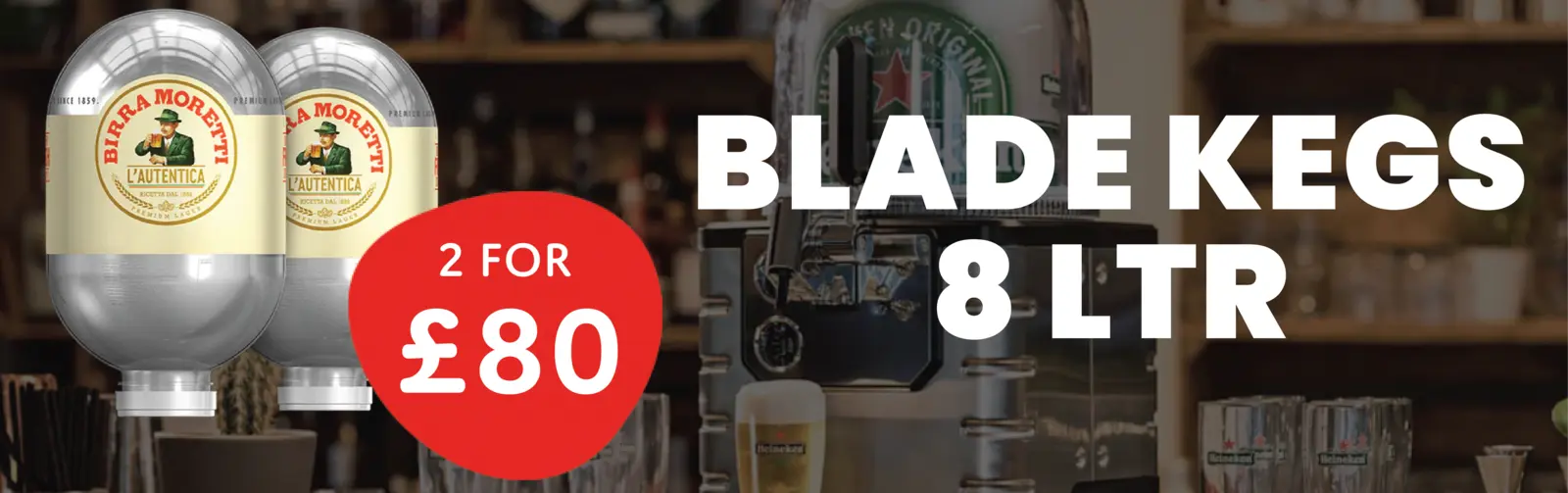 Blade Kegs 8 Litre - Birra Moretti Beer & Lager Delivered - Grocery Shop Near You