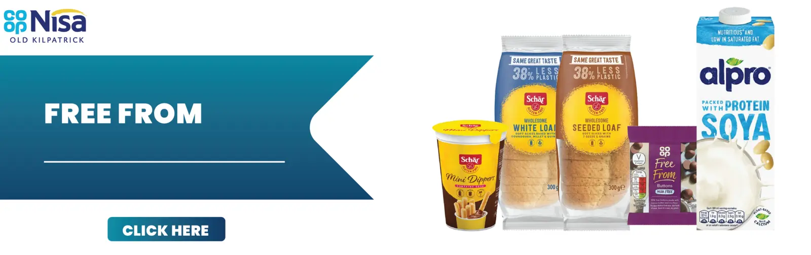 FREE FROM Food & Supplies Delivered - Gluten Free Grocery Shop Near You